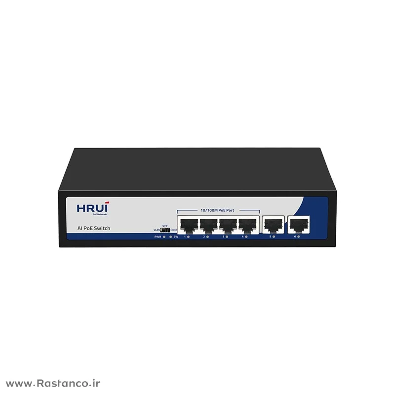 خرید سوئیچ Hrui سوئیچ PoE پورت HRUI مدل HR-900AF-42N