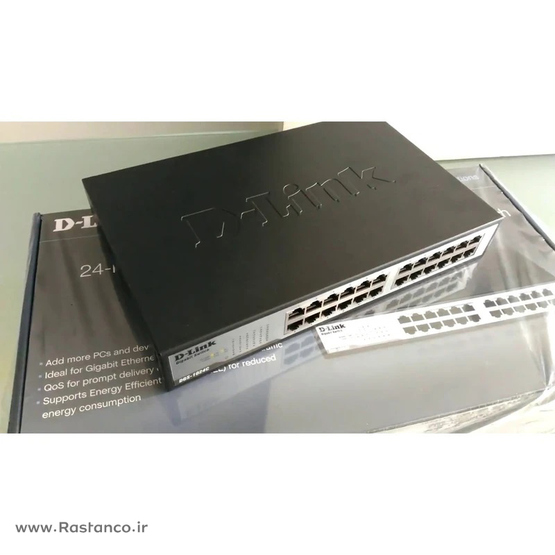 بستهبندی اصلی سوییچ 24 پورت دی لینک مدل DGS-1024C